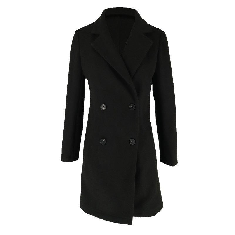 Women's Fashion Slim Fit Tailored Trench Coat