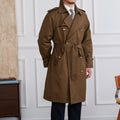Classic Double-Breasted Lapel Trench Coat | All-Weather Overcoat