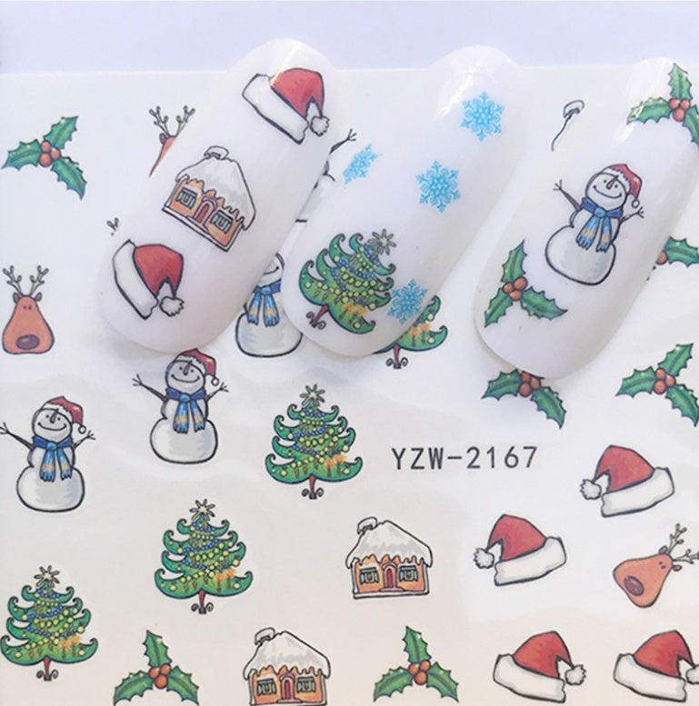 Christmas Water Transfer Nail Stickers & Decals