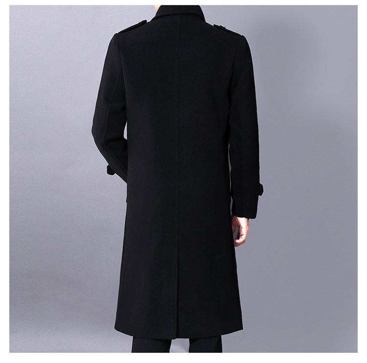 Men's Slim-Fit Wool Coat | New Autumn & Winter Business Topcoat