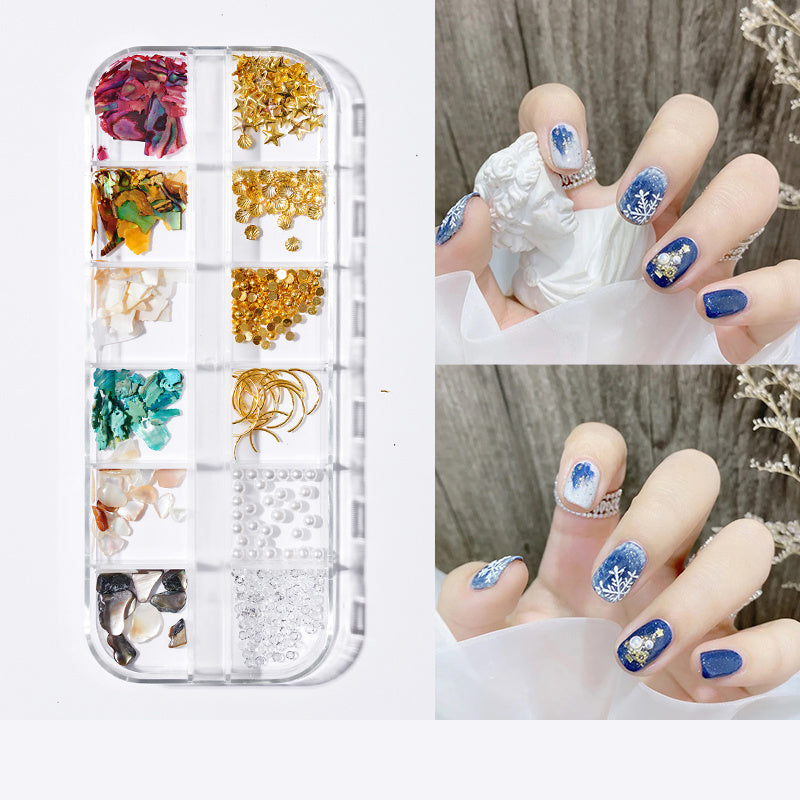 Luxury Manicure Decoration Kit: Pearl Butterfly