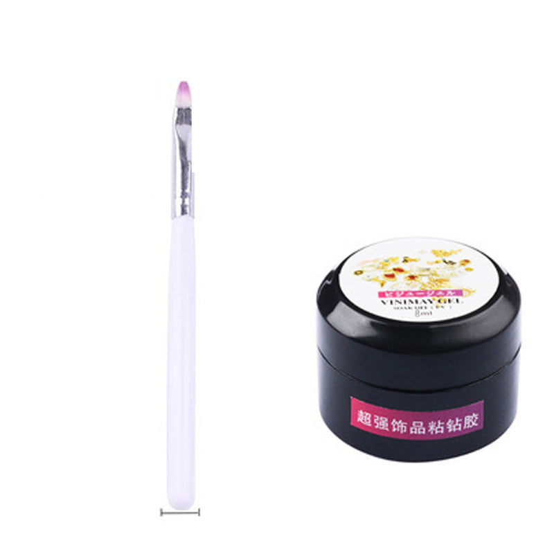 Mixed Box Nail Decorations: Metal Rivets & Rhinestones