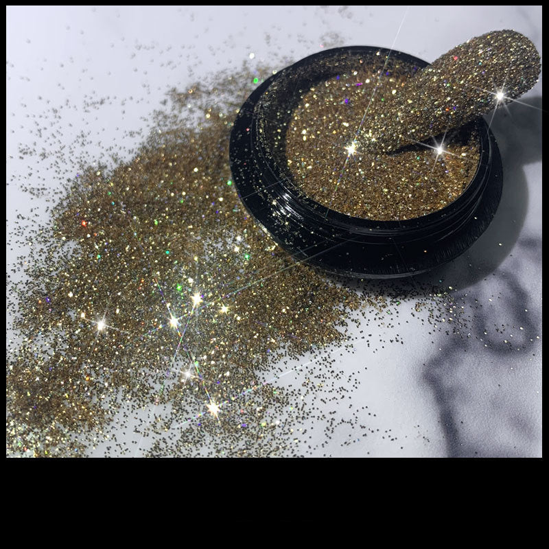 Net Red Vibrato Sparkling Diamond Dust for Nails