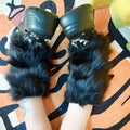 Niche Wear Style Thick Furry Winter Leg Socks