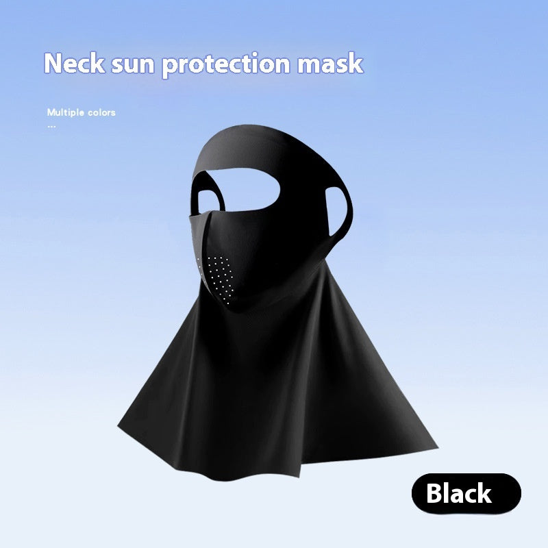 Ice Silk UV Protection Sunscreen Face Mask
