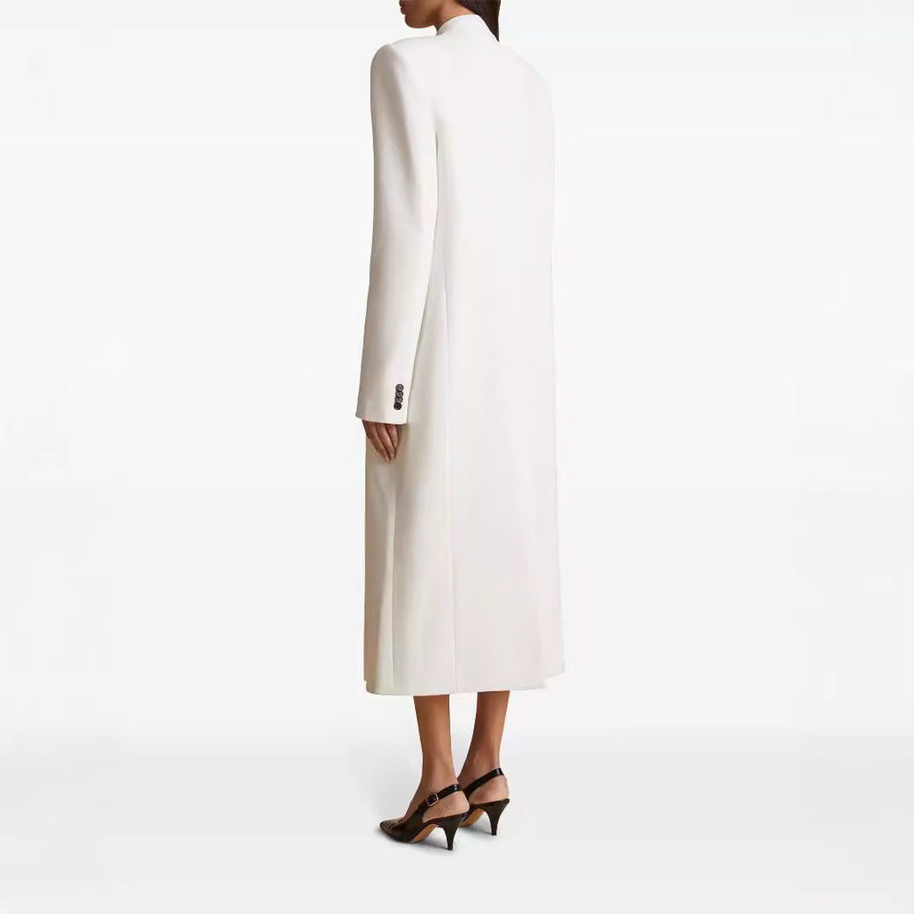 Women's Oblique Cut One Button Suit Jacket