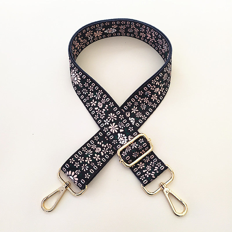 Colorful Wide Shoulder Strap & Purse Chain Accessory