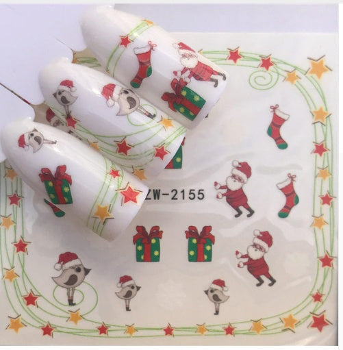 Christmas Water Transfer Nail Stickers & Decals
