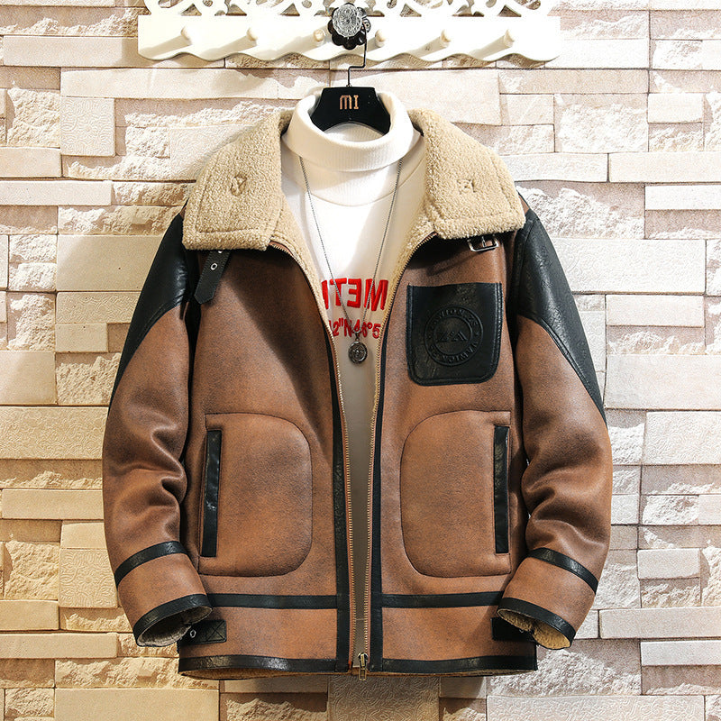 Extended Size Suede Jacket for Men/Women | Casual Fall Fashion Coat