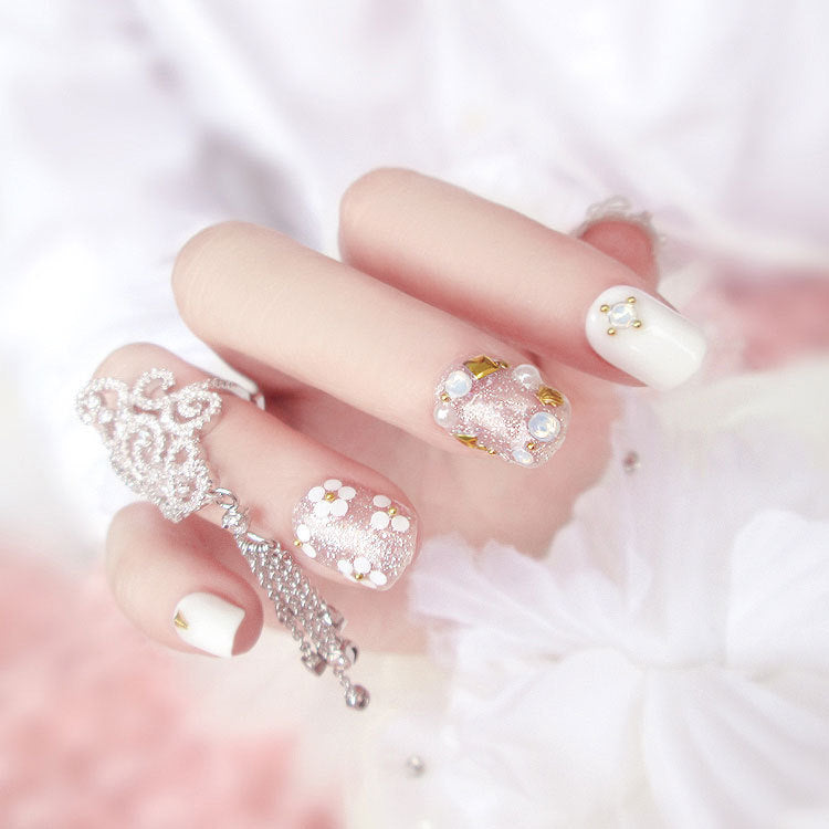 Luxury Wearable Bridal Fake Nails