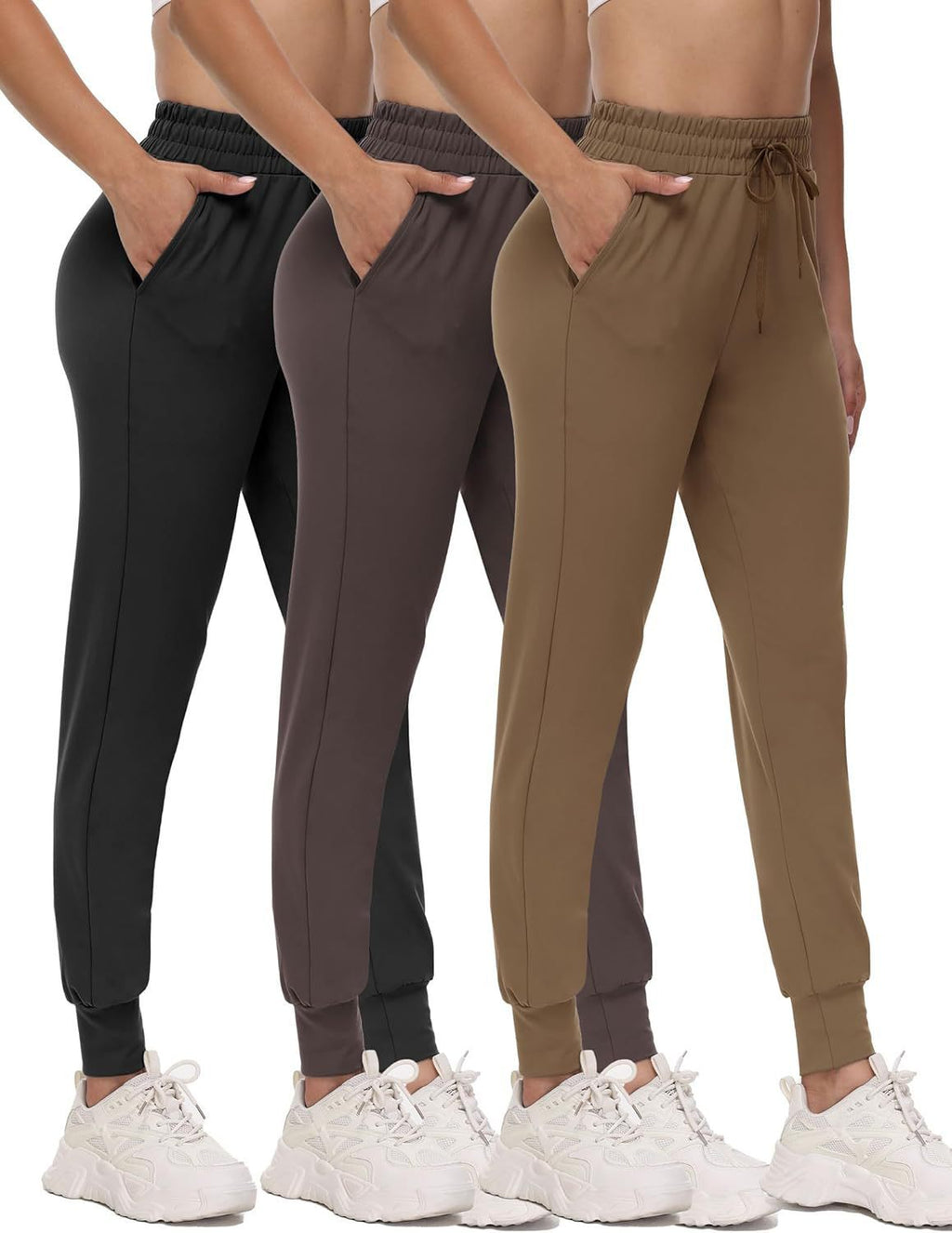 Women's High Waist Tapered Leisure Yoga Pants