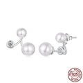 Dainty 2-Way Pearl Stud Earrings