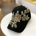 European & American Style Gold Silk Flower Cowboy Hat