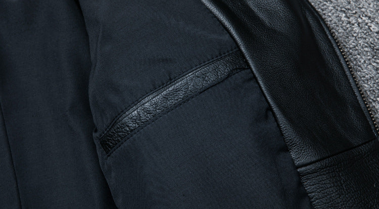 Men's Pure Cowhide Biker's Leather Jacket | Genuine Motorcycle Rider Coat