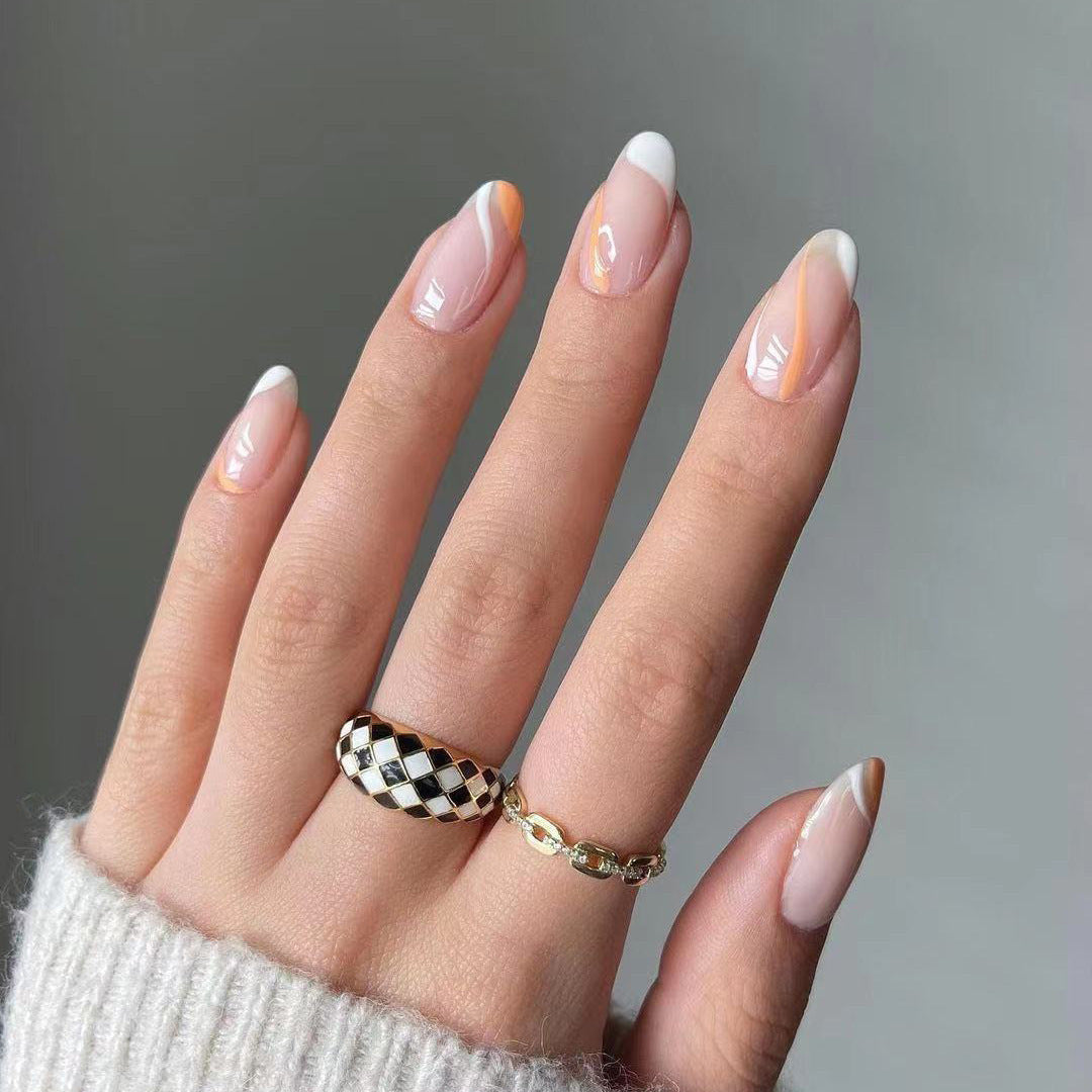 Nordic Style Adhesive Nail Line Art