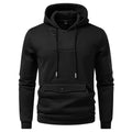 Casual Hooded Sweatshirt | Diagonal Buckle Placket Design with Large Pockets
