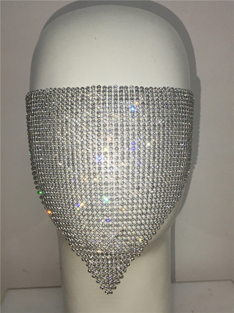 Sparkling Rhinestone Trend Face Mask