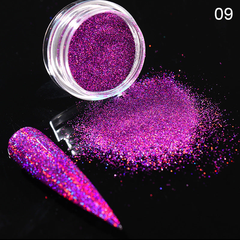 Aurora Effect Magic Nail Powder Glitter