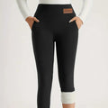 Women's High Waist Warm Fleece Lined Leggings