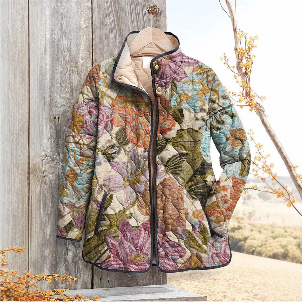 Digital Floral Print Women's Cotton Top