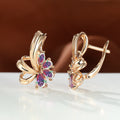 Women's Fashion Flower Dangle Earrings