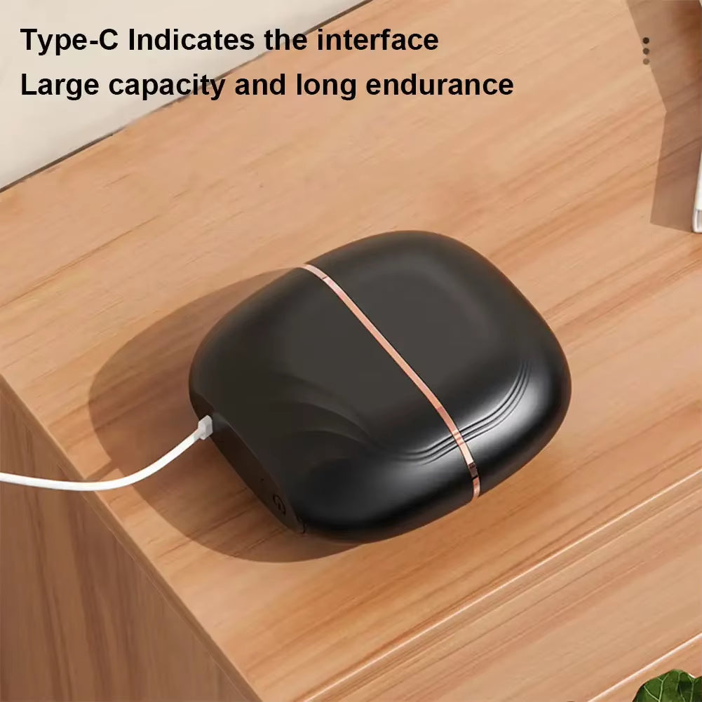 Mini Wireless Hair Straightener Brush