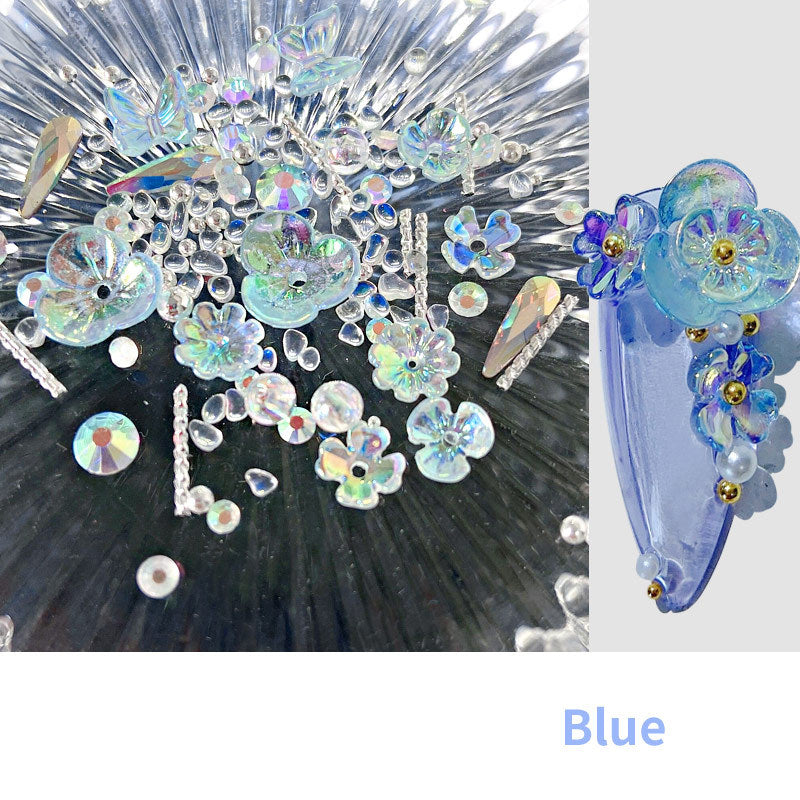 Flower Butterfly Nail Decoration Stickers