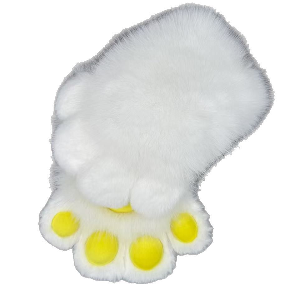 Soft Colorful Animal Claw Cosplay Mittens