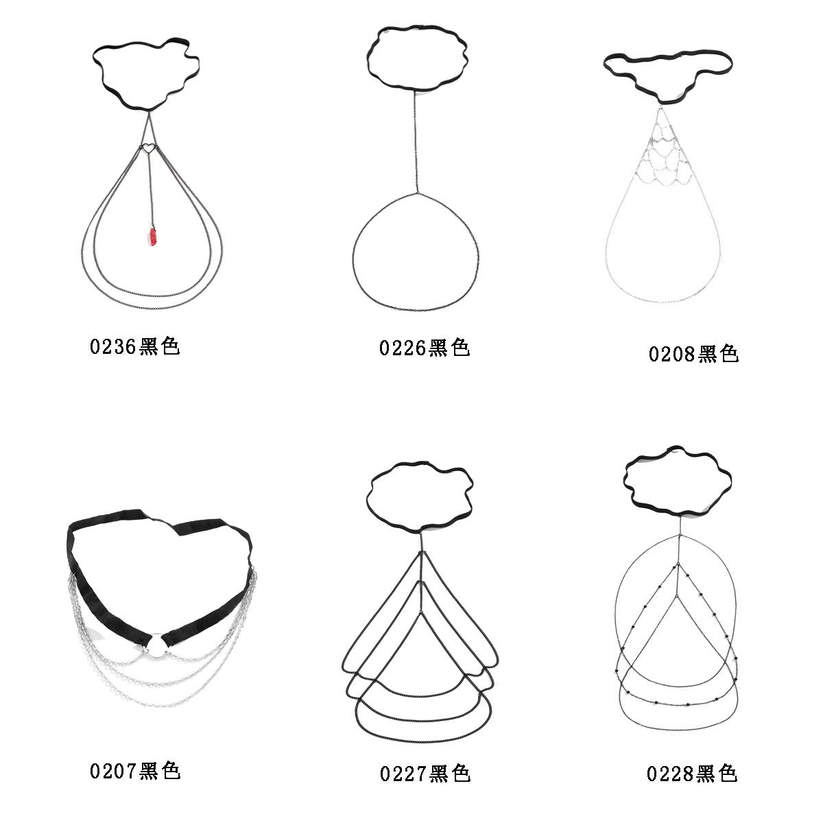 Fashion Statement Tassel Drop Metal Leg Ring Body Chain