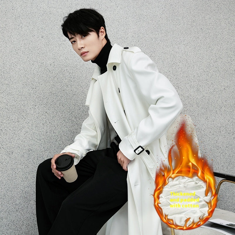 Men's Long Windbreaker Jacket | Slim Fit Lightweight Outerwear