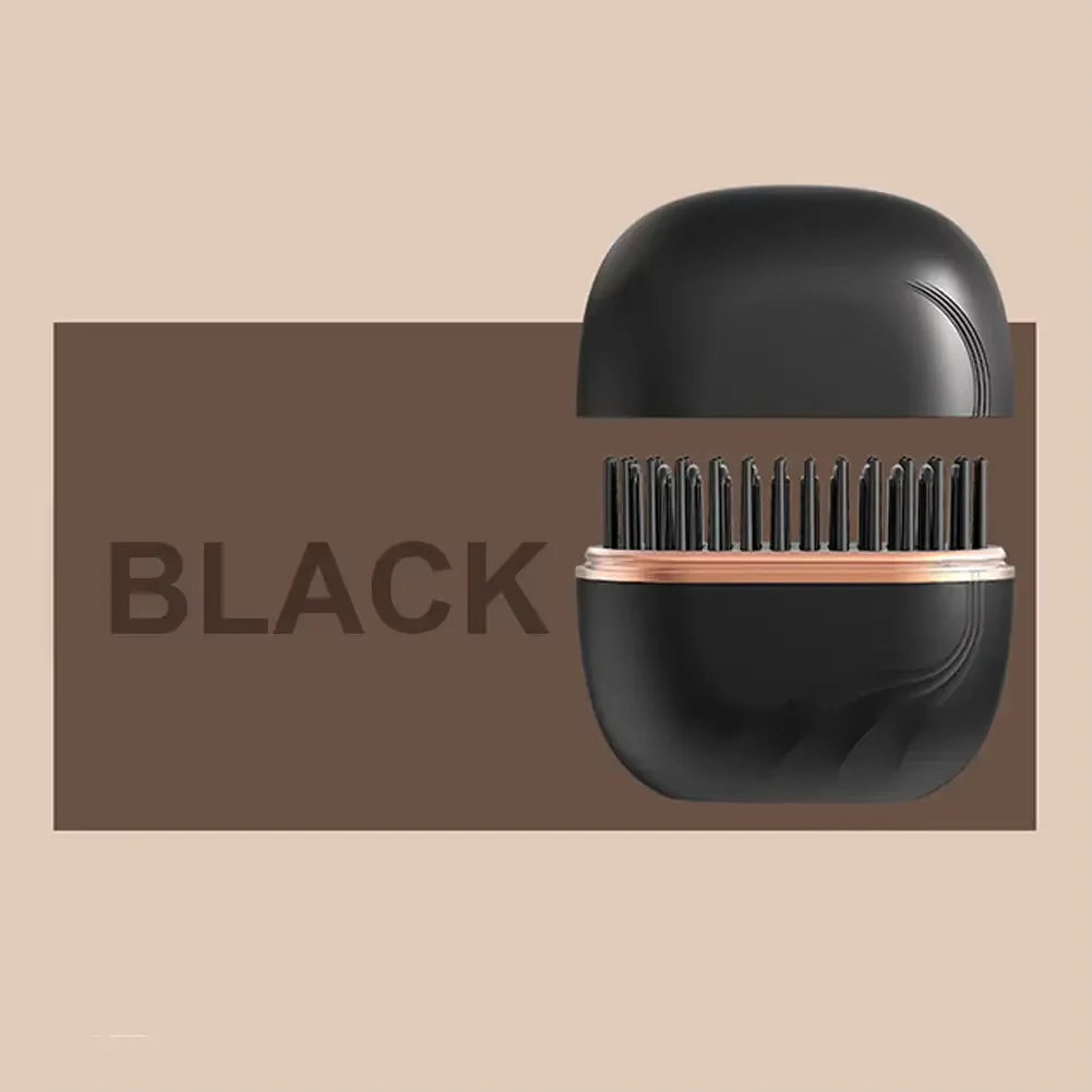 Mini Wireless Hair Straightener Brush