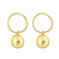 Pearl Starburst Stud Earrings for Women