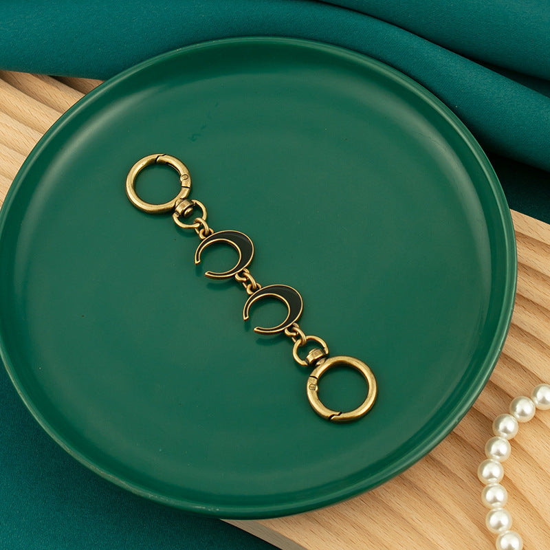 Metal Bag Strap Extension Chain for One-Shoulder Bag Conversion