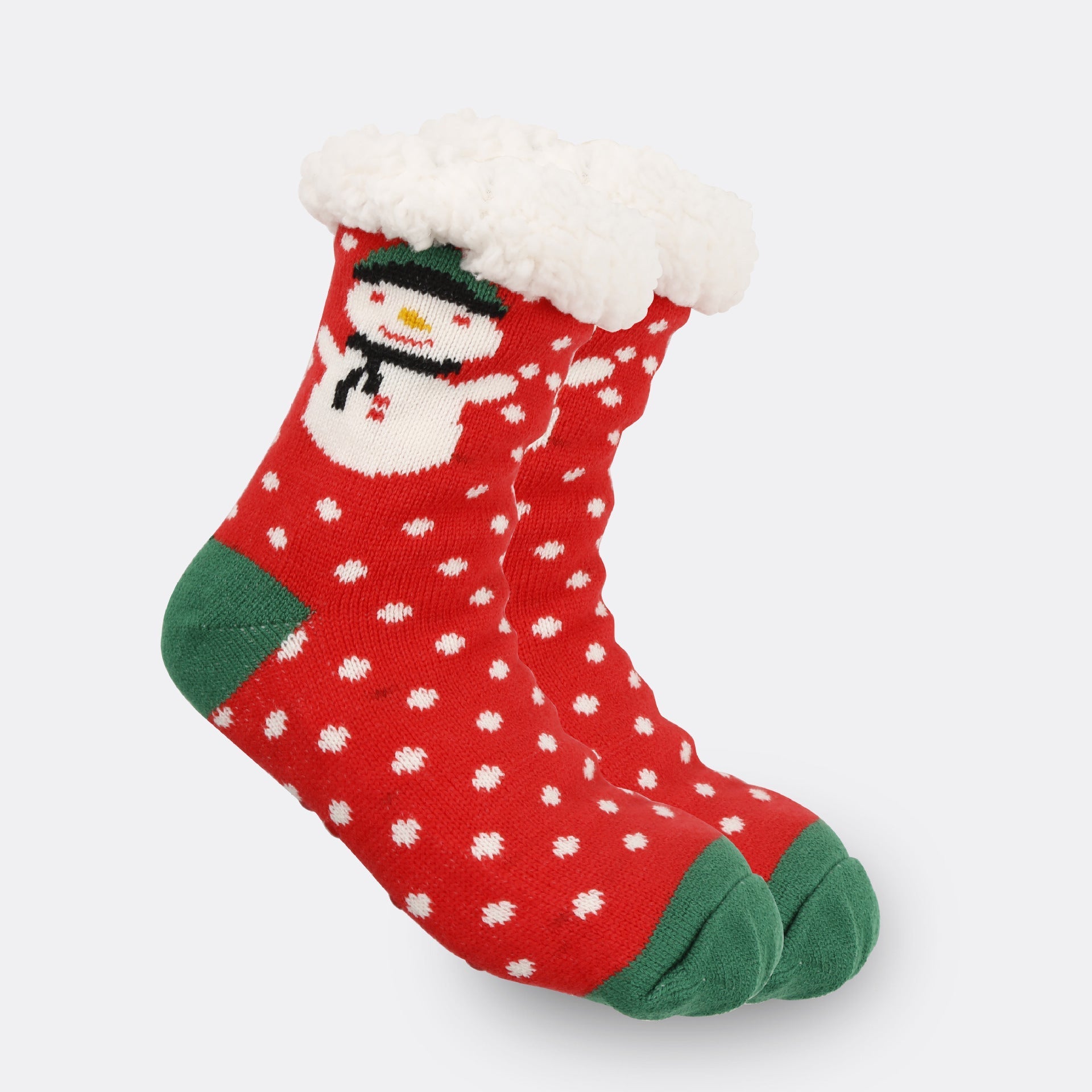 Festive Thermal Fleece-Lined Slipper/Room Socks