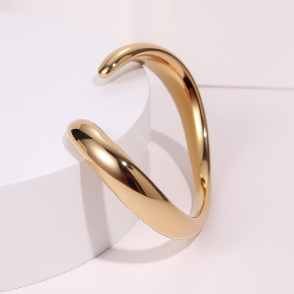 Modern Design Sense Wrap-Around Open Bracelet for Women