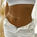 Fashion Metal Tassel Five-Star Layered Belly/Waist Chain Belt