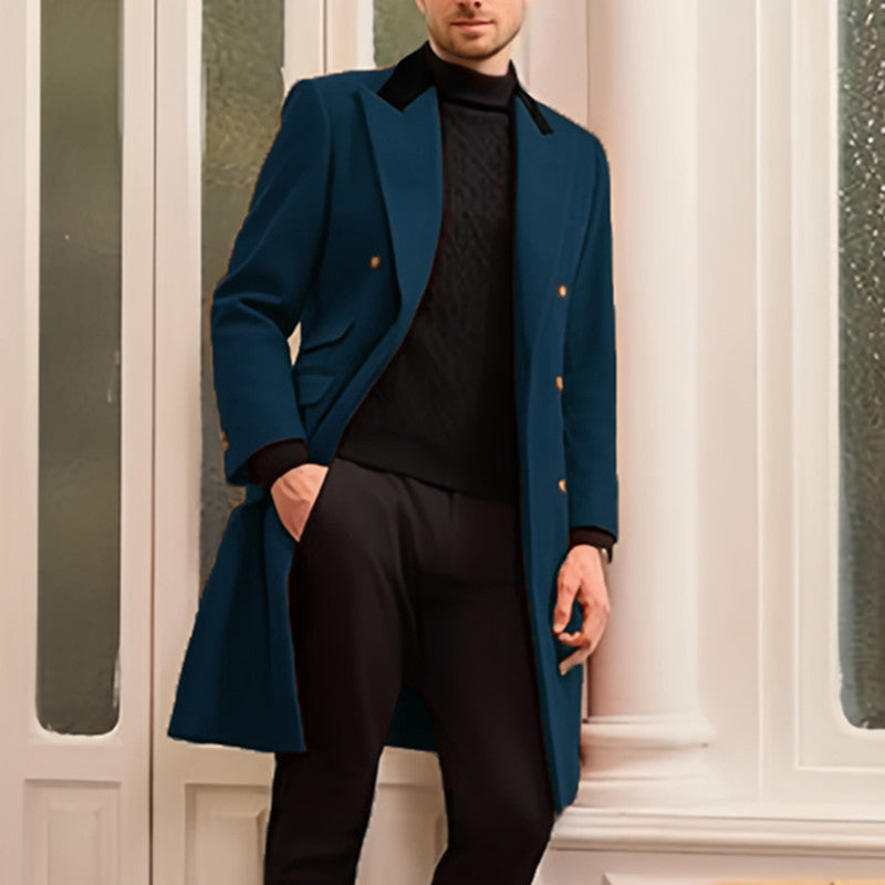 Men's Plus Size Casual Woolen Jacket | Fat & Strong Loose Fit Coat