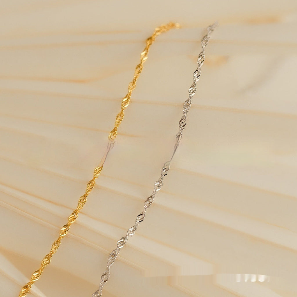 Chic Women's Basic Solid Color Titanium Steel Bangle