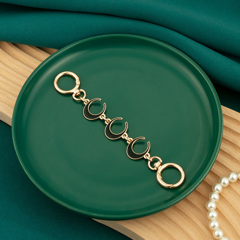 Metal Bag Strap Extension Chain for One-Shoulder Bag Conversion