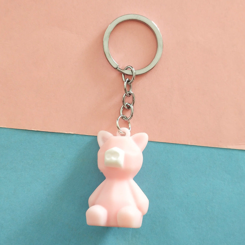Adorable Mini Dinosaur Stuffed Toy Bag Charm/Keychain