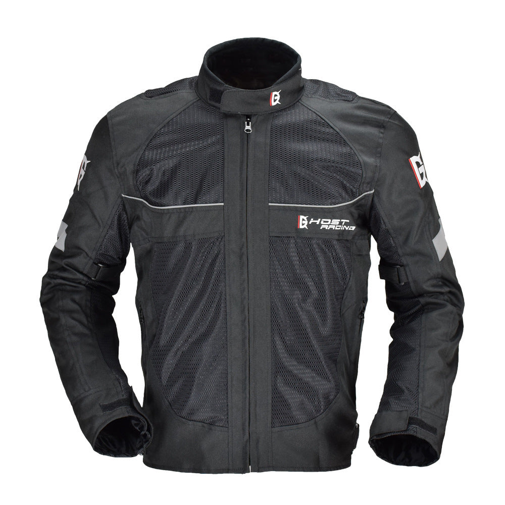 Men's Warm Motorcycle Riding Jacket | Anti-Fall Protective Racing Gear