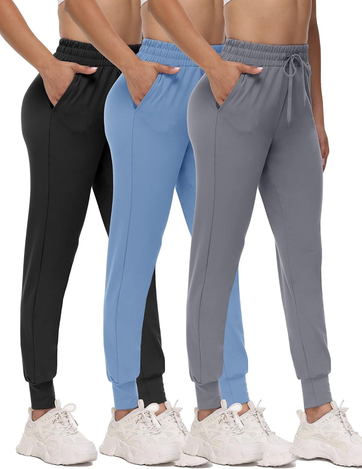 Women's High Waist Tapered Leisure Yoga Pants