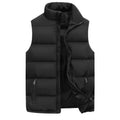 Warm Cotton Vest for Men | Casual Sleeveless Padded Puffer Coat