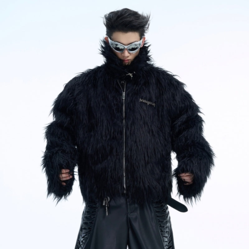 Men's Luxury Mink Faux Fur Coat | Heavy Thickening Plush Winter Top