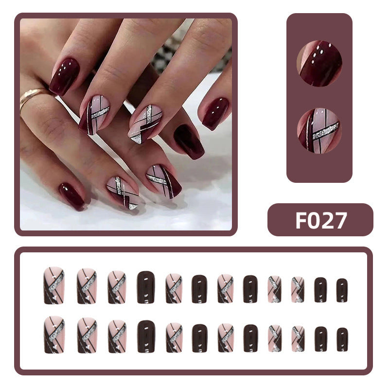 Minimalist Full Cover Reusable Fake Nails