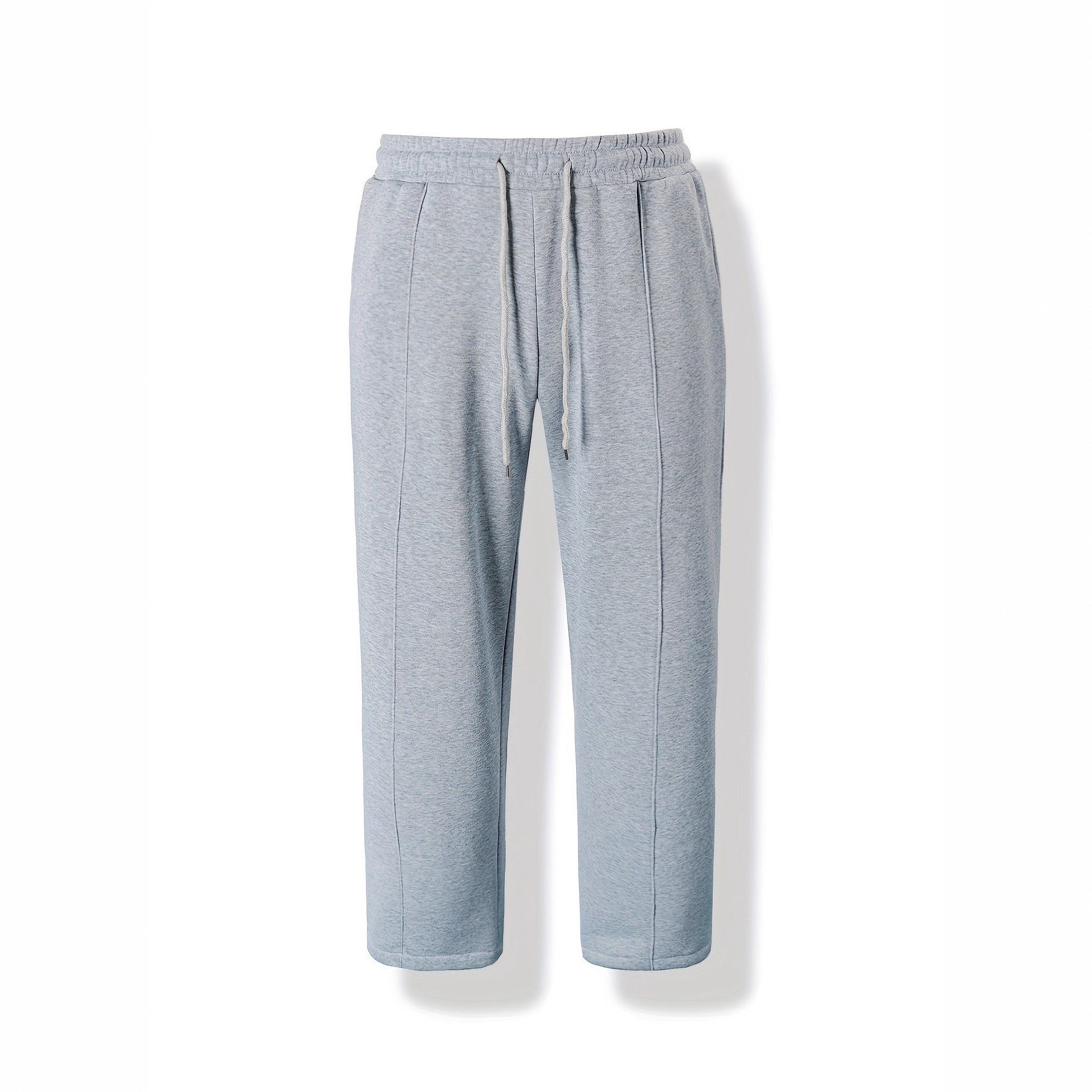 Figure Flattering Drooping Straight Leg Sweatpants