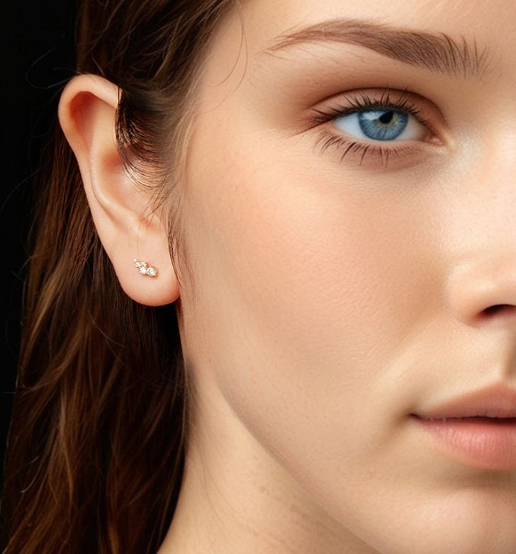 Exquisite Moissanite Bubble Drop Earrings