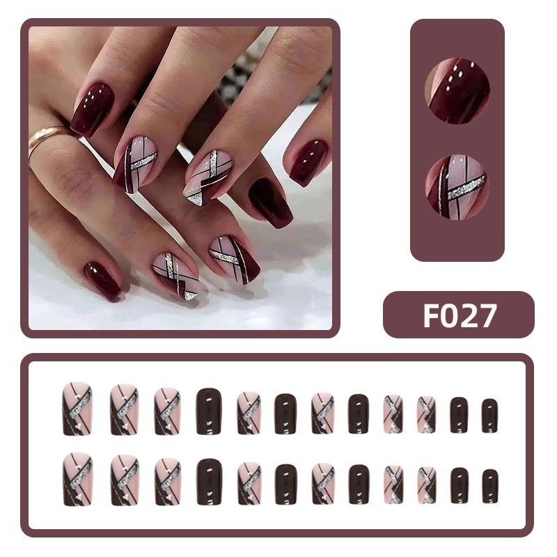 Minimalist Full Cover Reusable Fake Nails
