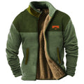 Warm Fleece Jacket Coat for Men | Trendy Cotton Clothes Outerwear