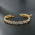 High-Grade Zircon Heart Bracelet for Girls